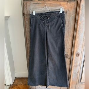 Nili Lotan cotton black pant size 0